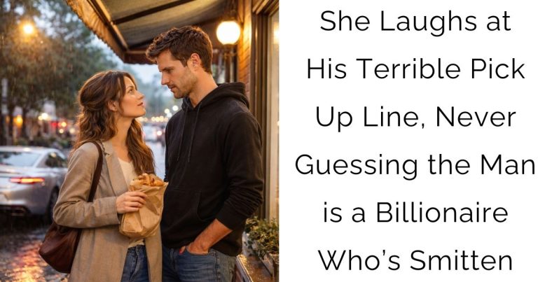 She Laughs at His Terrible Pick-Up Line, Never Guessing the Man is a Billionaire Who’s Smitten
