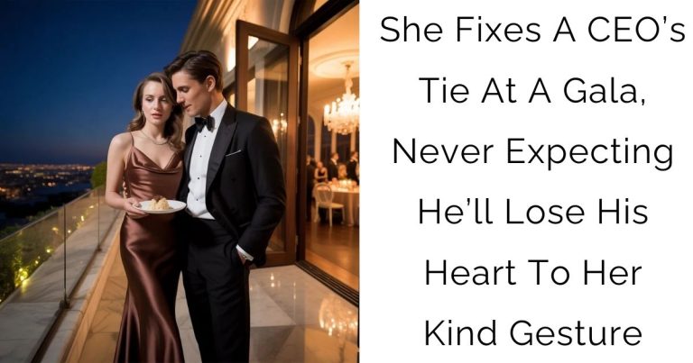 She Fixes A CEO’s Tie At A Gala, Never Expecting He’ll Lose His Heart To Her Kind Gesture
