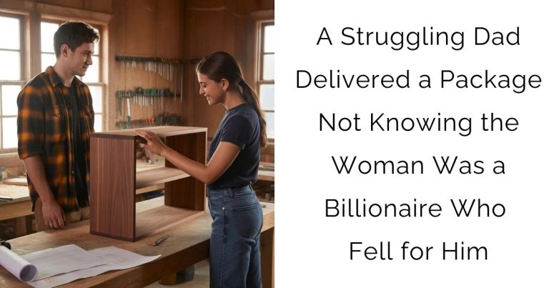 A Struggling Dad Delivered a Package—Not Knowing the Woman Was a Billionaire Who Fell for Him