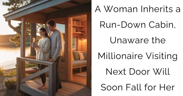 A Woman Inherits a Run-Down Cabin, Unaware the Millionaire Visiting Next Door Will Soon Fall for Her