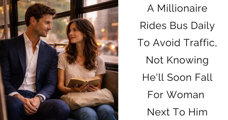 A Millionaire Rides Bus Daily To Avoid Traffic, Not Knowing He’ll Soon Fall For Woman Next To Him