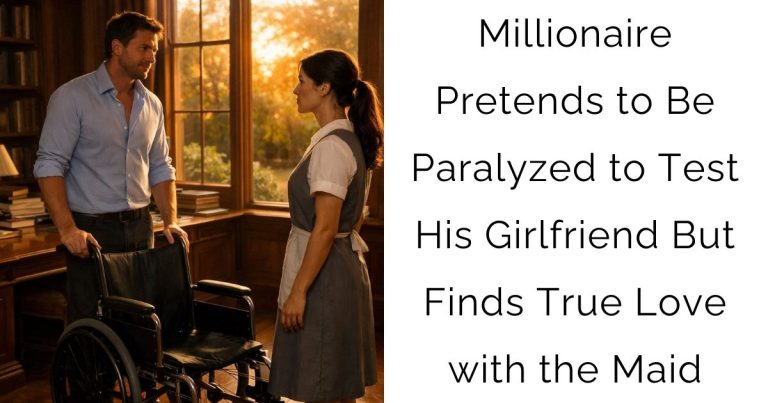 Millionaire Pretends to Be Paralyzed to Test His Girlfriend — But Finds True Love with the Maid