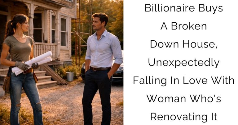 Billionaire Buys A Broken-Down House, Unexpectedly Falling In Love With Woman Who’s Renovating It