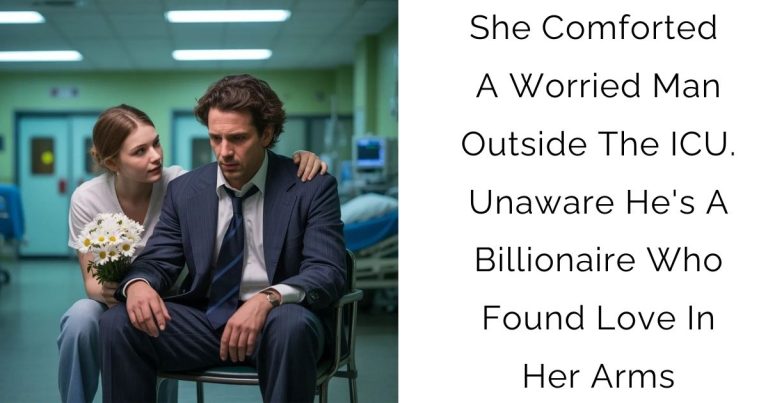 She Comforted A Worried Man Outside The ICU. Unaware He’s A Billionaire Who Found Love In Her Arms