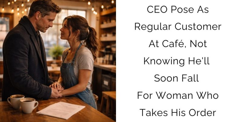 CEO Pose As Regular Customer At Café, Not Knowing He’ll Soon Fall For Woman Who Takes His Order