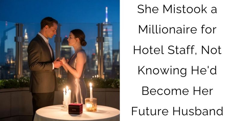 She Mistook a Millionaire for Hotel Staff, Not Knowing He’d Become Her Future Husband