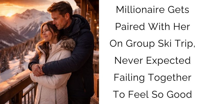 Millionaire Gets Paired With Her On Group Ski Trip, Never Expected Failing Together To Feel So Good