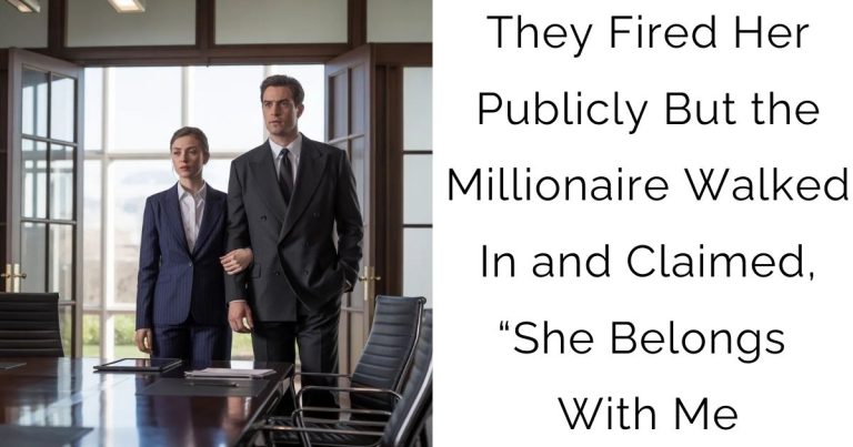 They Fired Her Publicly—But the Millionaire Walked In and Claimed, “She Belongs With Me