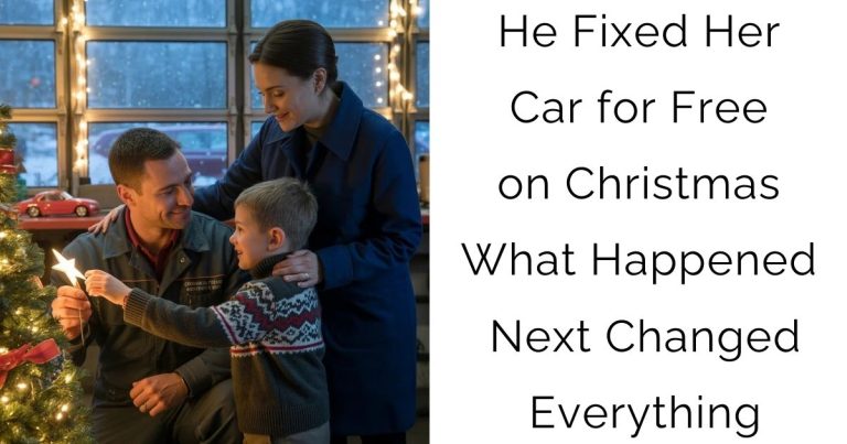 He Fixed Her Car for Free on Christmas — What Happened Next Changed Everything