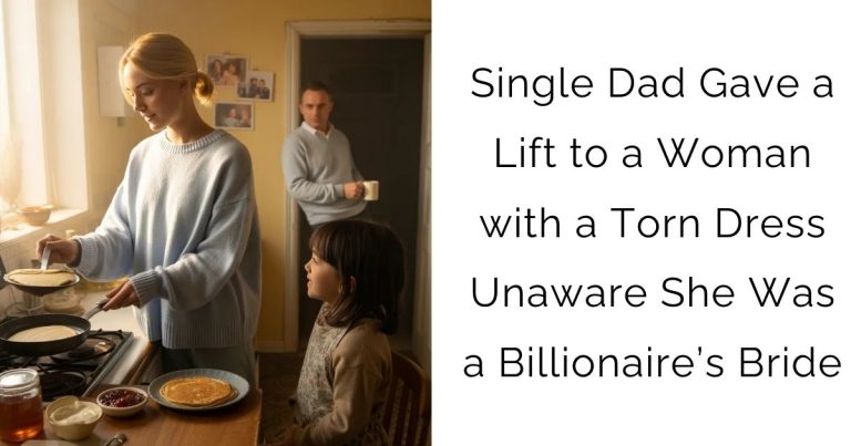 Single Dad Gave a Lift to a Woman with a Torn Dress—Unaware She Was a Billionaire’s Bride