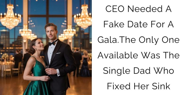 CEO Needed A Fake Date For A Gala. The Only One Available Was The Single Dad Who Fixed Her Sink
