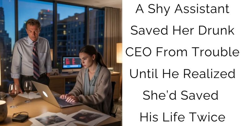 A Shy Assistant Saved Her Drunk CEO From Trouble — Until He Realized She’d Saved His Life Twice
