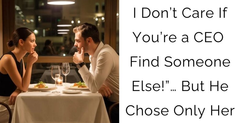 I Don’t Care If You’re a CEO—Find Someone Else!”… But He Chose Only Her