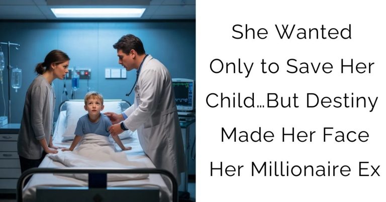 She Wanted Only to Save Her Child… But Destiny Made Her Face Her Millionaire Ex