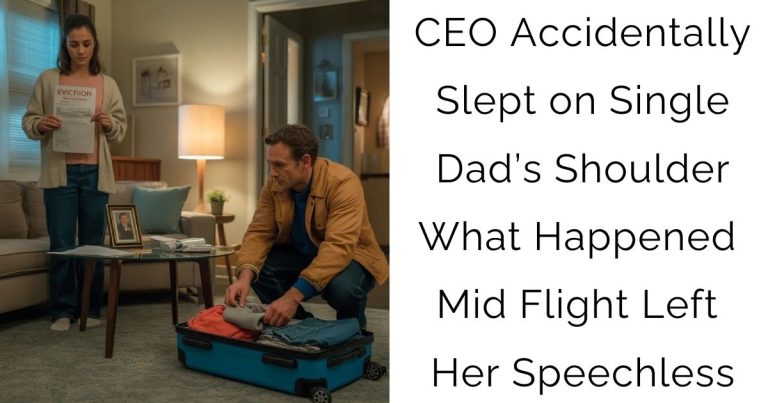 CEO Accidentally Slept on Single Dad’s Shoulder — What Happened Mid Flight Left Her Speechless