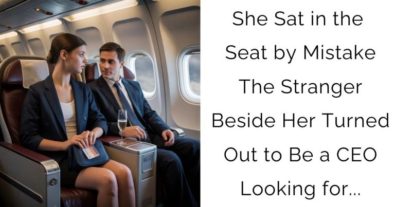 She Sat in the Seat by Mistake—The Stranger Beside Her Turned Out to Be a CEO Looking for…