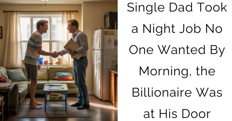 Single Dad Took a Night Job No One Wanted — By Morning, the Billionaire Was at His Door