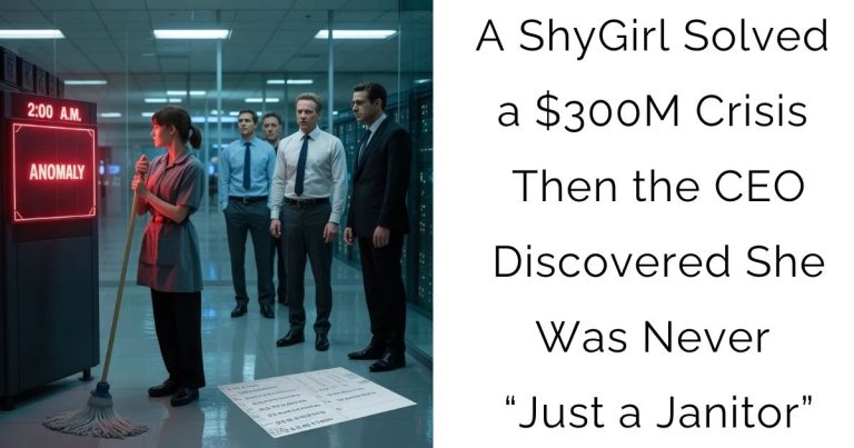 A ShyGirl Solved a $300M Crisis — Then the CEO Discovered She Was Never “Just a Janitor”