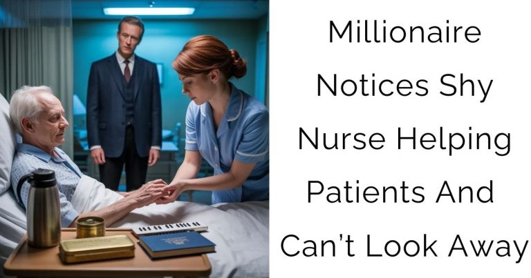 Millionaire Notices Shy Nurse Helping Patients—And Can’t Look Away