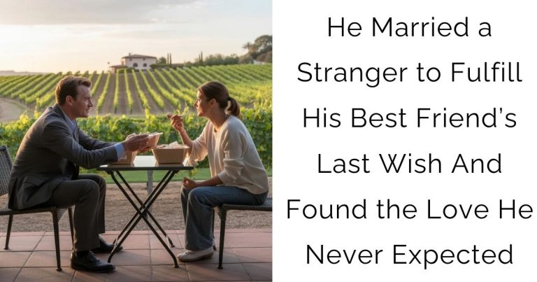 He Married a Stranger to Fulfill His Best Friend’s Last Wish—And Found the Love He Never Expected