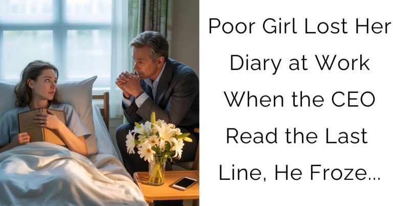 Poor Girl Lost Her Diary at Work — When the CEO Read the Last Line, He Froze…
