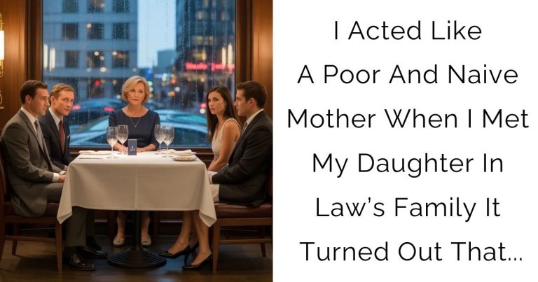 I Acted Like A Poor And Naive Mother When I Met My Daughter-In-Law’s Family — It Turned Out That…