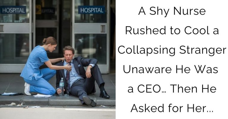 A Shy Nurse Rushed to Cool a Collapsing Stranger—Unaware He Was a CEO… Then He Asked for Her…