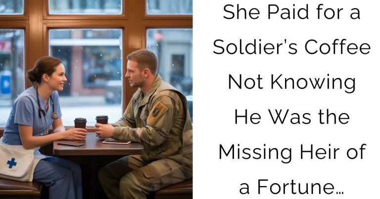 She Paid for a Soldier’s Coffee—Not Knowing He Was the Missing Heir of a Fortune…