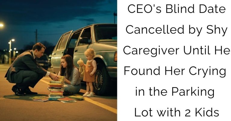 CEO’s Blind Date Cancelled by Shy Caregiver—Until He Found Her Crying in the Parking Lot with 2 Kids
