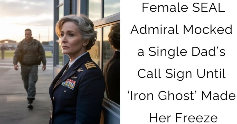 Female SEAL Admiral Mocked a Single Dad’s Call Sign — Until ‘Iron Ghost’ Made Her Freeze