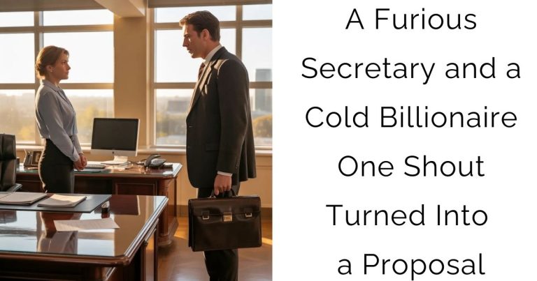 A Furious Secretary and a Cold Billionaire—One Shout Turned Into a Proposal