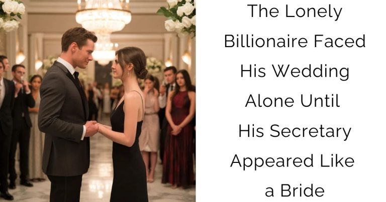 The Lonely Billionaire Faced His Wedding Alone—Until His Secretary Appeared Like a Bride