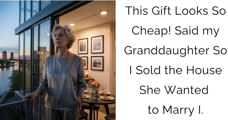 This Gift Looks So Cheap! Said my Granddaughter So I Sold the House She Wanted to Marry I.