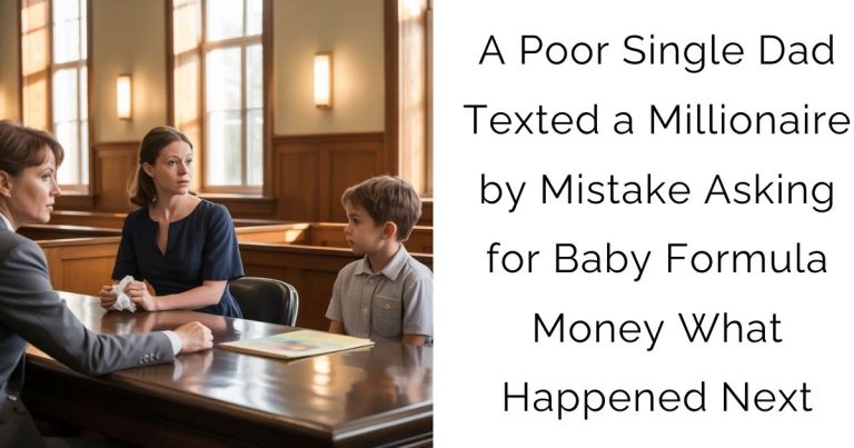 A Poor Single Dad Texted a Millionaire by Mistake Asking for Baby Formula Money — What Happened Next