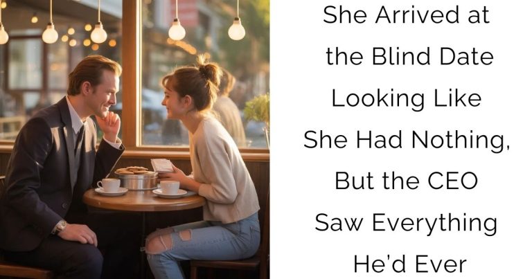She Arrived at the Blind Date Looking Like She Had Nothing, But the CEO Saw Everything He’d Ever