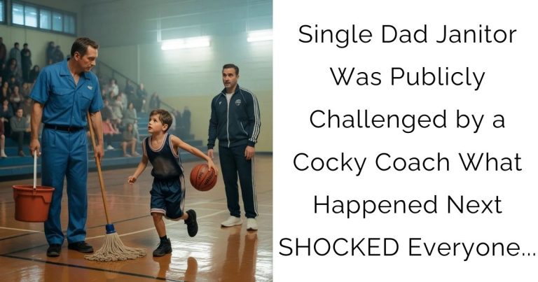 Single Dad Janitor Was Publicly Challenged by a Cocky Coach — What Happened Next SHOCKED Everyone…