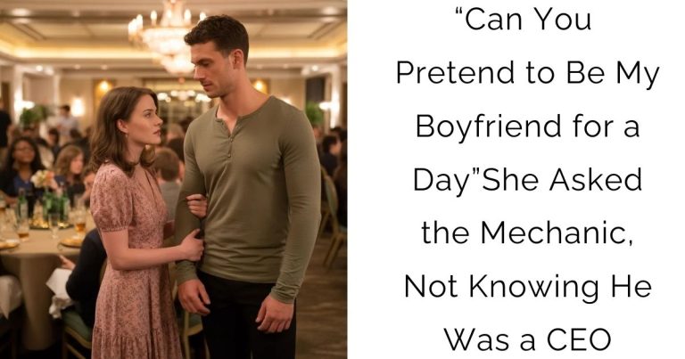 “Can You Pretend to Be My Boyfriend for a Day”—She Asked the Mechanic, Not Knowing He Was a CEO