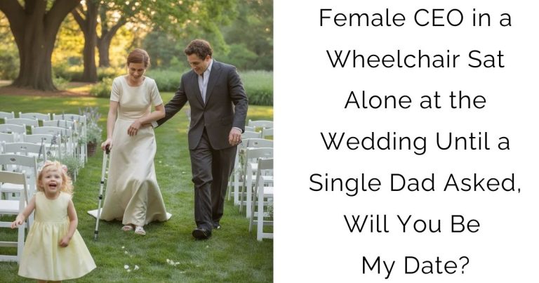 Female CEO in a Wheelchair Sat Alone at the Wedding — Until a Single Dad Asked, Will You Be My Date?