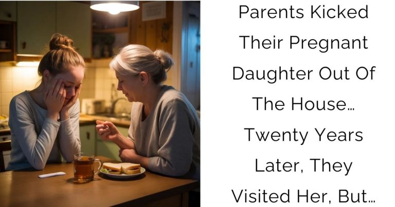 Parents Kicked Their Pregnant Daughter Out Of The House… Twenty Years Later, They Visited Her, But…
