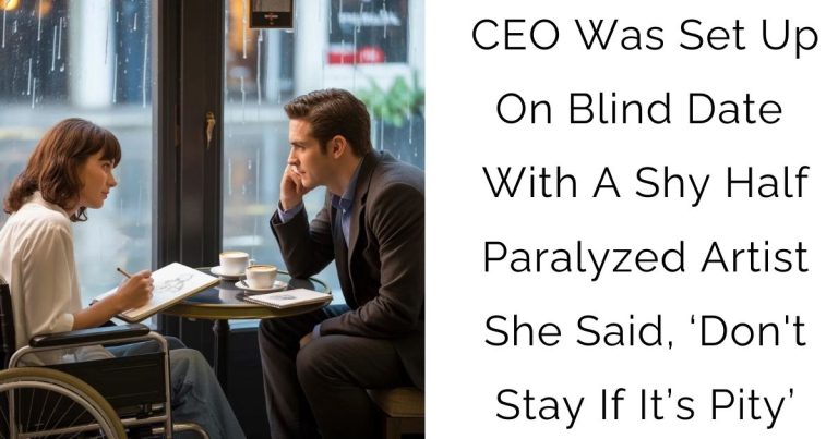 CEO Was Set Up On Blind Date With A Shy Half-Paralyzed Artist—She Said, ‘Don’t Stay If It’s Pity’
