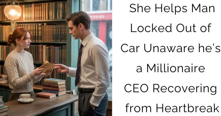 She Helps Man Locked Out of Car—Unaware he’s a Millionaire CEO Recovering from Heartbreak