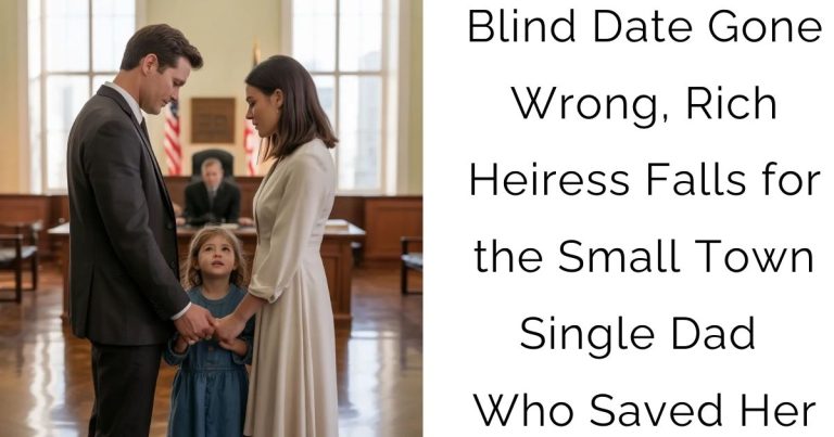 Blind Date Gone Wrong, Rich Heiress Falls for the Small-Town Single Dad Who Saved Her