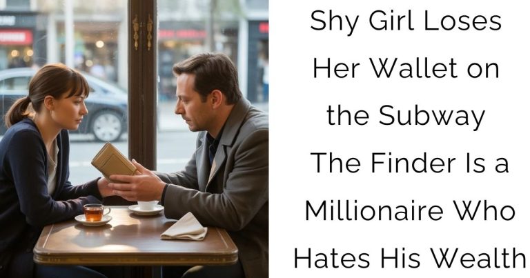 Shy Girl Loses Her Wallet on the Subway – The Finder Is a Millionaire Who Hates His Wealth