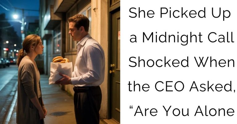 She Picked Up a Midnight Call — Shocked When the CEO Asked, “Are You Alone