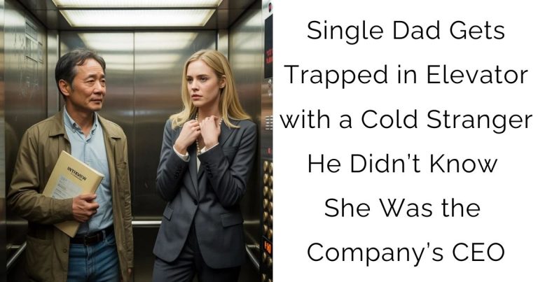 Single Dad Gets Trapped in Elevator with a Cold Stranger He Didn’t Know She Was the Company’s CEO