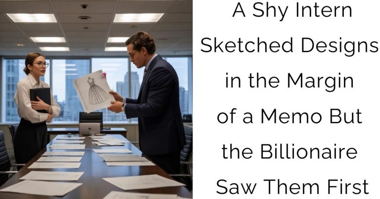 A Shy Intern Sketched Designs in the Margin of a Memo—But the Billionaire Saw Them First