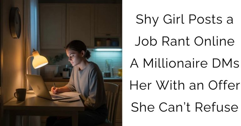 Shy Girl Posts a Job Rant Online – A Millionaire DMs Her With an Offer She Can’t Refuse