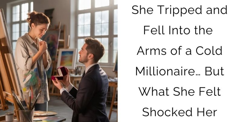 She Tripped and Fell Into the Arms of a Cold Millionaire… But What She Felt Shocked Her