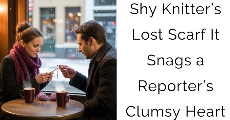 Shy Knitter’s Lost Scarf – It Snags a Reporter’s Clumsy Heart