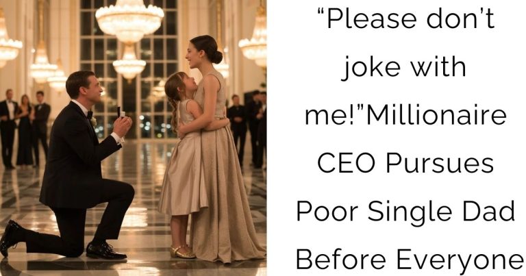 “Please don’t joke with me!” — Millionaire CEO Pursues Poor Single Dad Before Everyone